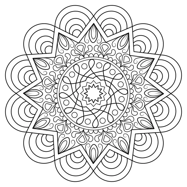 Mandala | Desenhos para colorir online para crianças