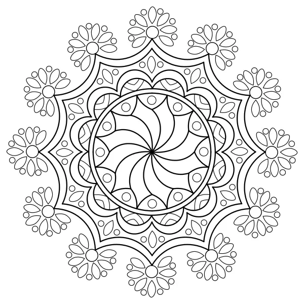 Mandala 3 | Desenhos para colorir online para crianças