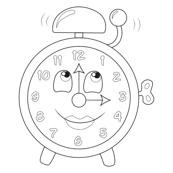 Despertador | Desenhos para colorir online para crianças