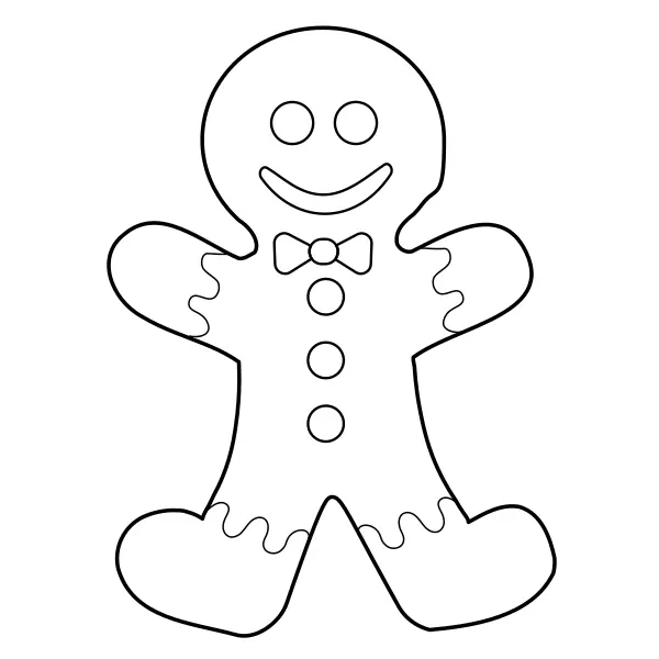Homemzinho de gengibre | Desenhos para colorir online para crianças