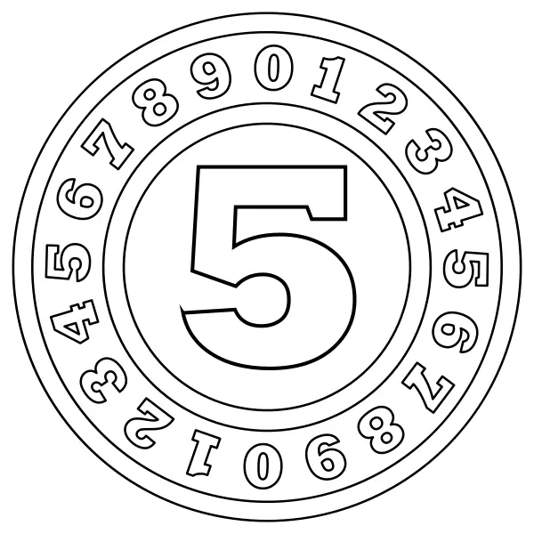 N.º 5 | Desenhos para colorir online para crianças