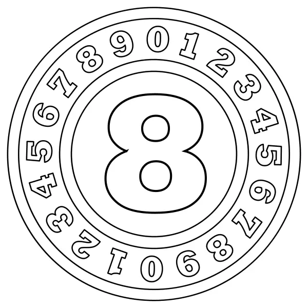N.º 8 | Desenhos para colorir online para crianças