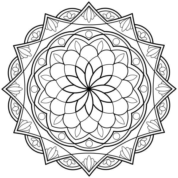 Mandala 14 | Desenhos para colorir online para crianças
