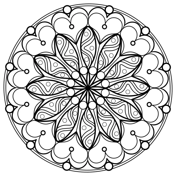 Mandala 4 | Desenhos para colorir online para crianças