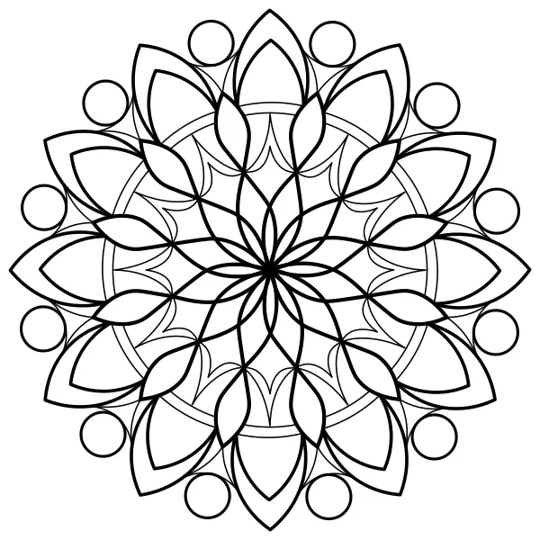 Mandala 5 | Desenhos para colorir online para crianças