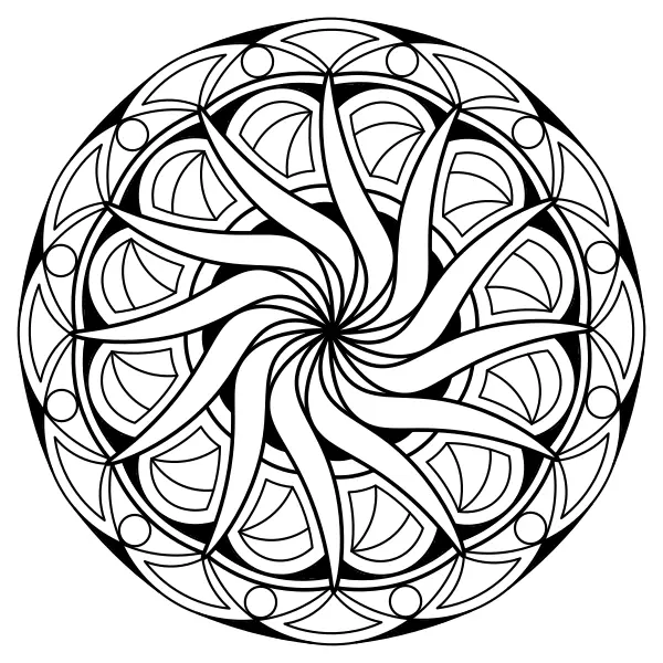 Mandala 6 | Desenhos para colorir online para crianças