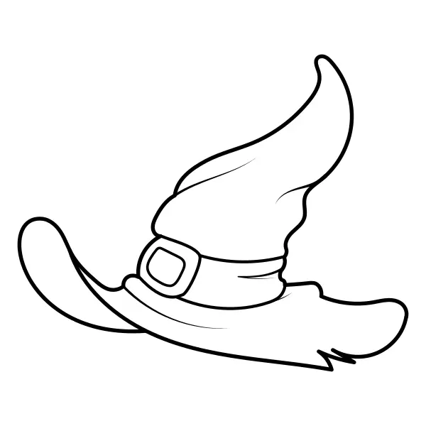 Chapéu de feiticeiro | Desenhos para colorir online para crianças