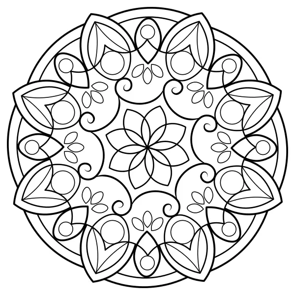 Mandala 7 | Desenhos para colorir online para crianças