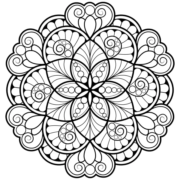 Mandala 8 | Desenhos para colorir online para crianças