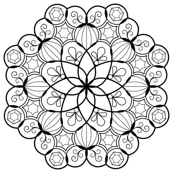 Mandala 10 | Desenhos para colorir online para crianças