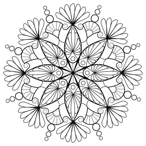 Mandala das aves | Desenhos para colorir online para crianças