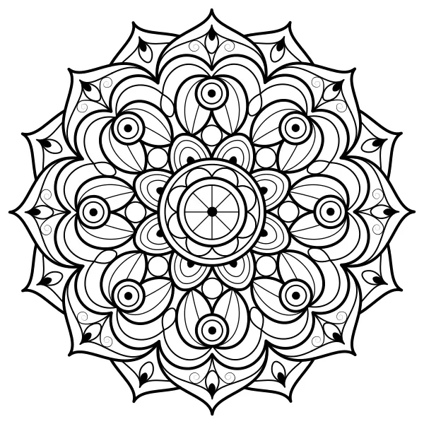 Mandala 15 | Desenhos para colorir online para crianças