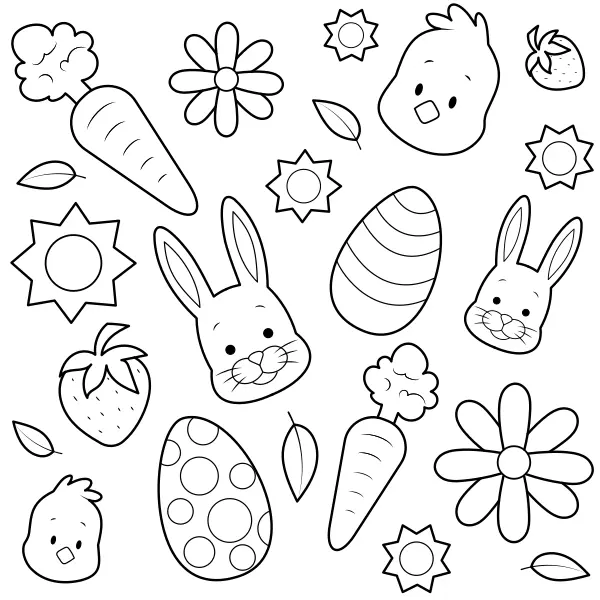 Campanha de Páscoa | Desenhos para colorir online para crianças