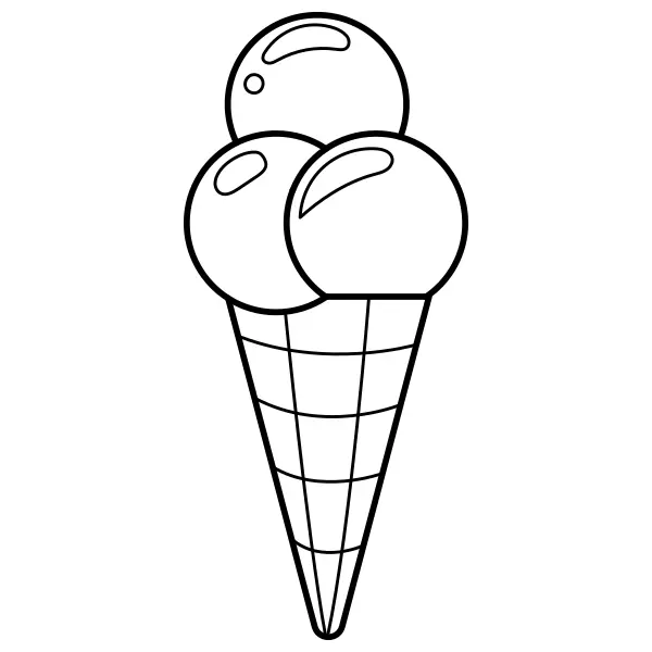 Gelado | Desenhos para colorir online para crianças