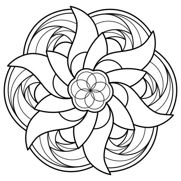 Mandala 16 | Desenhos para colorir online para crianças