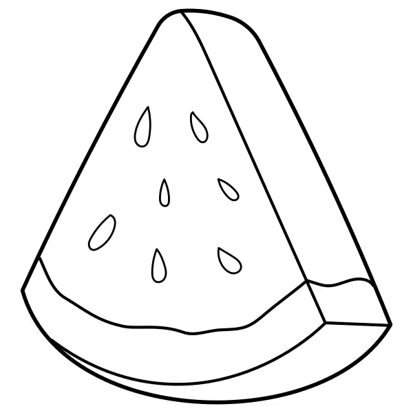Melancia | Desenhos para colorir online para crianças