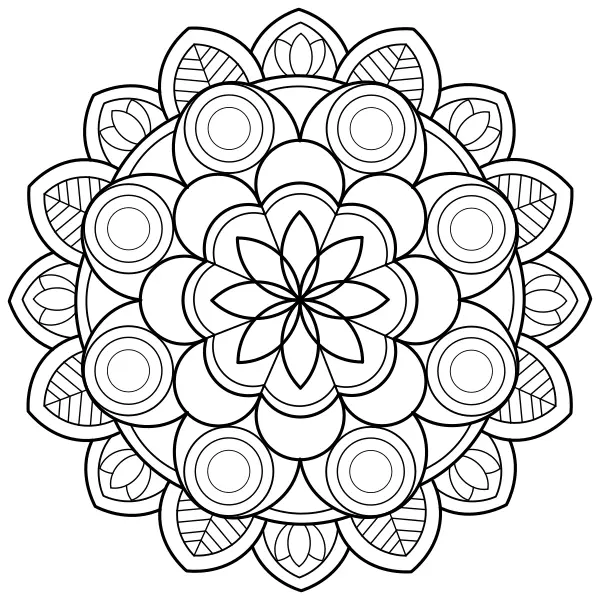 Mandala 18 | Desenhos para colorir online para crianças
