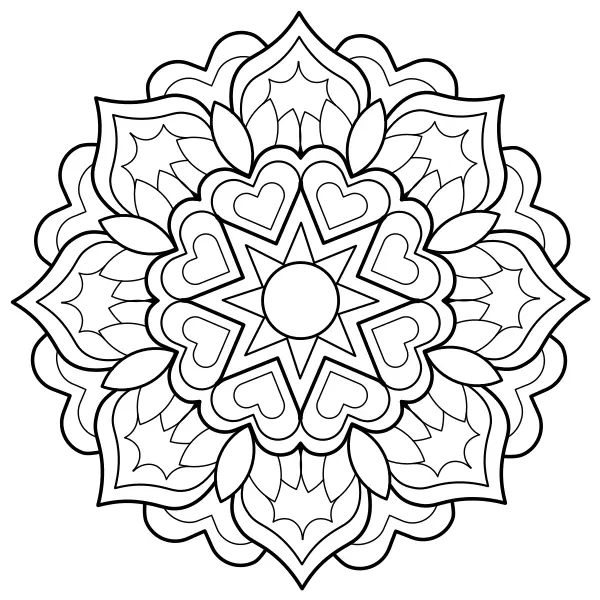Mandala 19 | Desenhos para colorir online para crianças