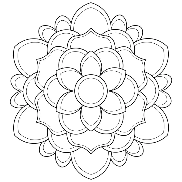 Mandala 62 | Desenhos para colorir online para crianças