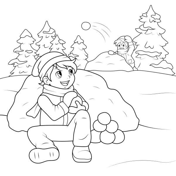 Jogo de bolas | Desenhos para colorir online para crianças