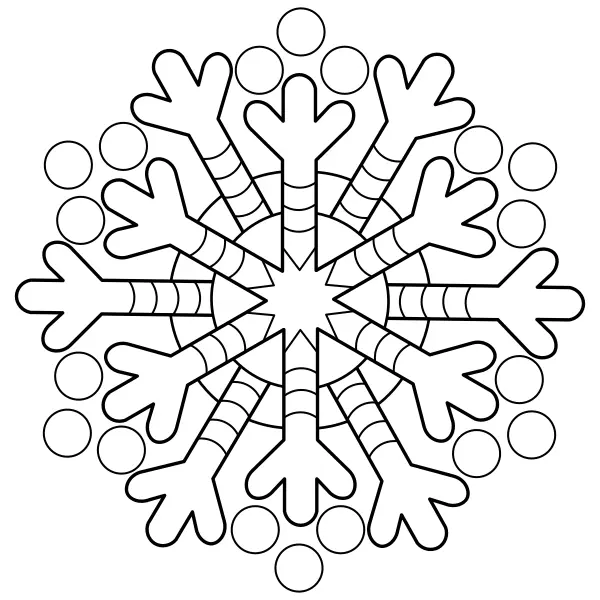 Floco de neve | Desenhos para colorir online para crianças