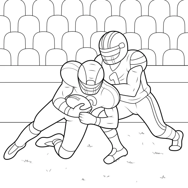 Futebol americano | Desenhos para colorir online para crianças