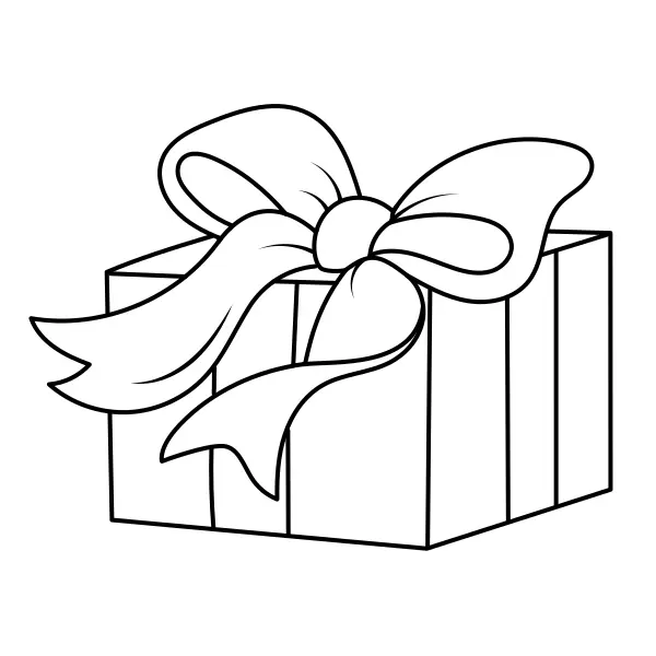 Presente | Desenhos para colorir online para crianças