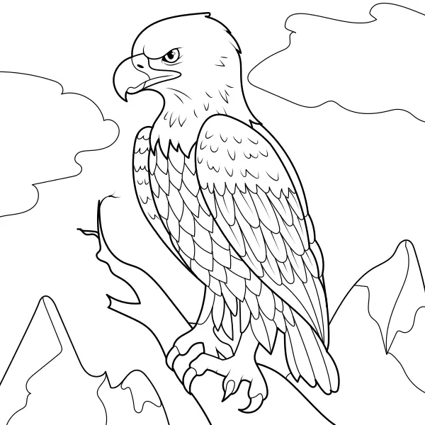 Águia | Desenhos para colorir online para crianças