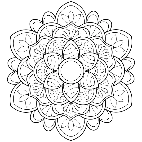 Mandala 20 | Desenhos para colorir online para crianças