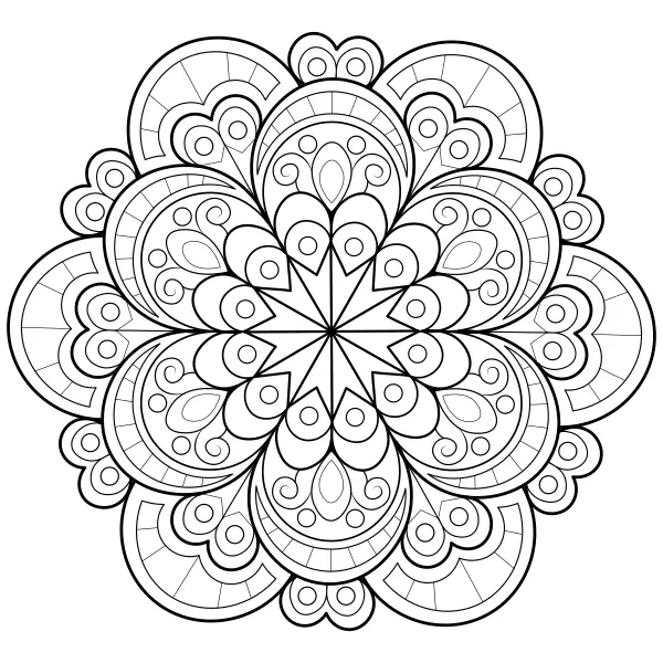 Mandala 23 | Desenhos para colorir online para crianças