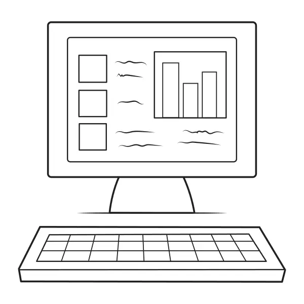 Computador | Desenhos para colorir online para crianças
