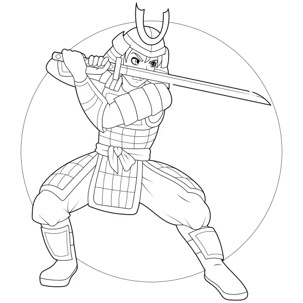 Samurai | Desenhos para colorir online para crianças