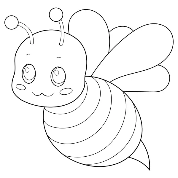 A abelha | Desenhos para colorir online para crianças