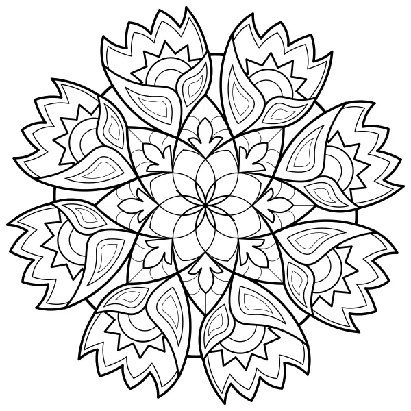 Mandala 27 | Desenhos para colorir online para crianças