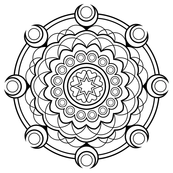 Mandala 28 | Desenhos para colorir online para crianças