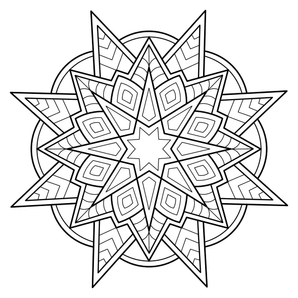 Mandala 31 | Desenhos para colorir online para crianças