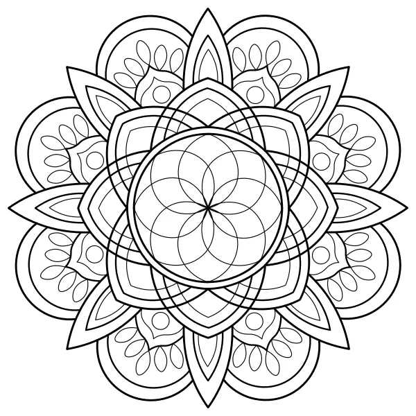 Mandala 33 | Desenhos para colorir online para crianças