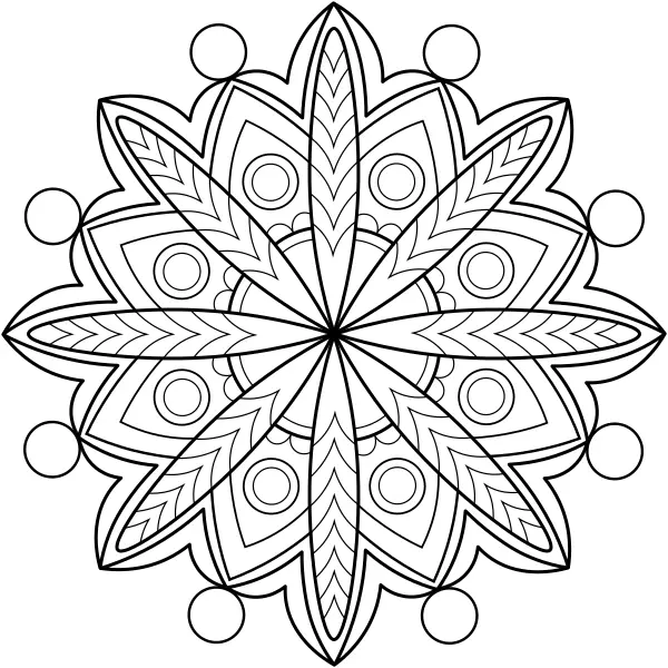 Mandala 34 | Desenhos para colorir online para crianças