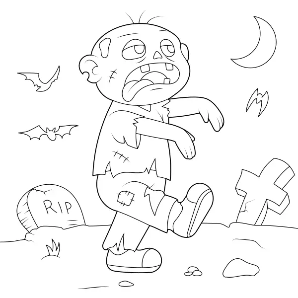 Zombie | Desenhos para colorir online para crianças
