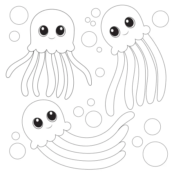 Medusas | Desenhos para colorir online para crianças