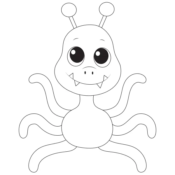 Extraterrestre | Desenhos para colorir online para crianças