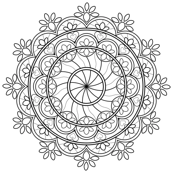 Mandala 35 | Desenhos para colorir online para crianças