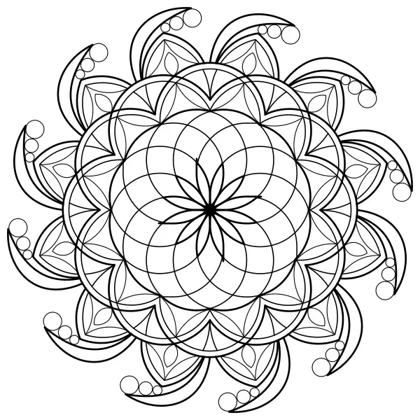 Mandala 36 | Desenhos para colorir online para crianças