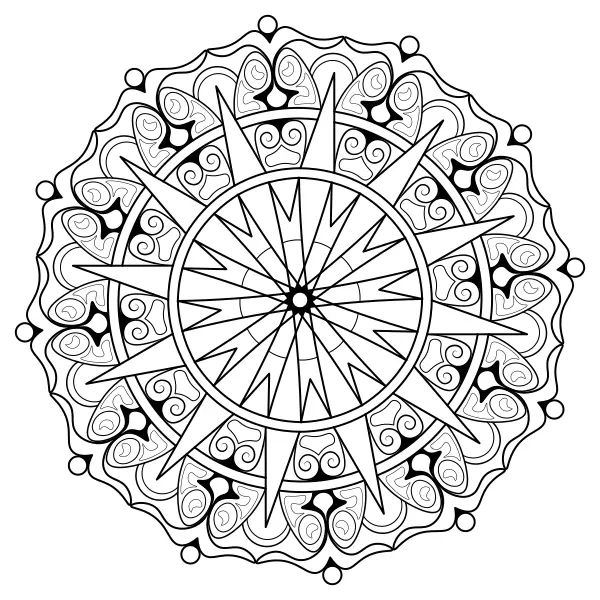Mandala 37 | Desenhos para colorir online para crianças