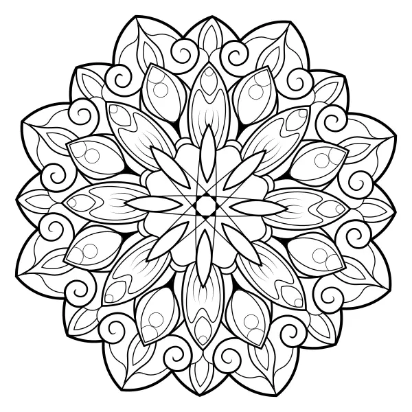 Mandala 38 | Desenhos para colorir online para crianças
