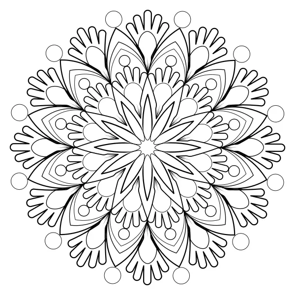 Mandala 42 | Desenhos para colorir online para crianças