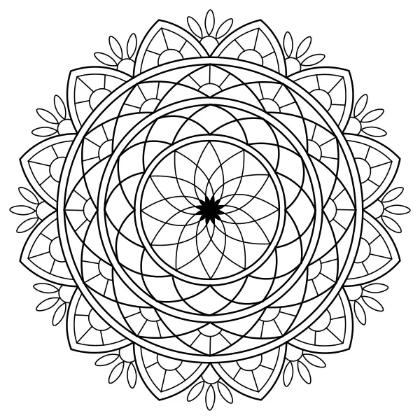 Mandala 43 | Desenhos para colorir online para crianças
