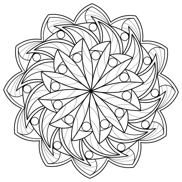 Mandala 44 | Desenhos para colorir online para crianças