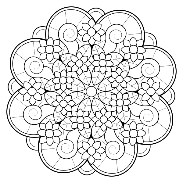 Mandala 45 | Desenhos para colorir online para crianças