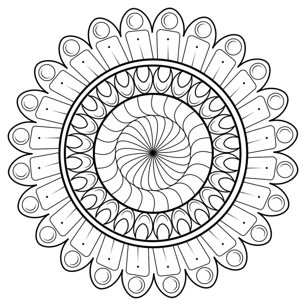 Mandala 47 | Desenhos para colorir online para crianças